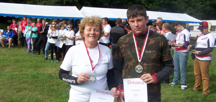 Anna Stanieczek i Przemysław Konecki z medalami